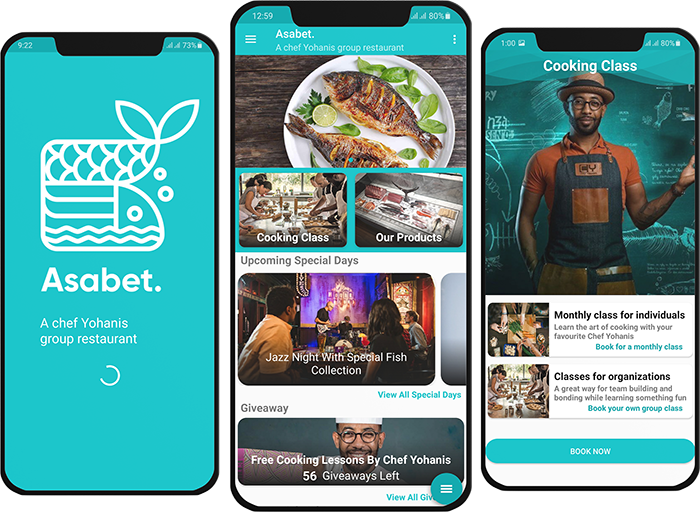 Yegna Developers portfolio Asabet App