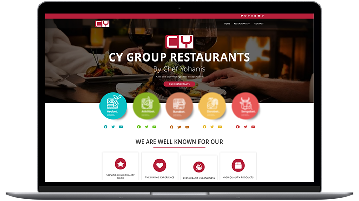 Yegna Developers portfolio CY Group Restaurants