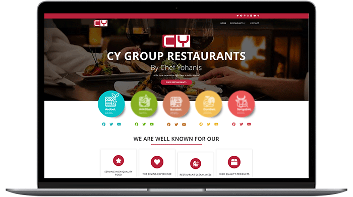 Yegna Developers portfolio CY Group Restaurants